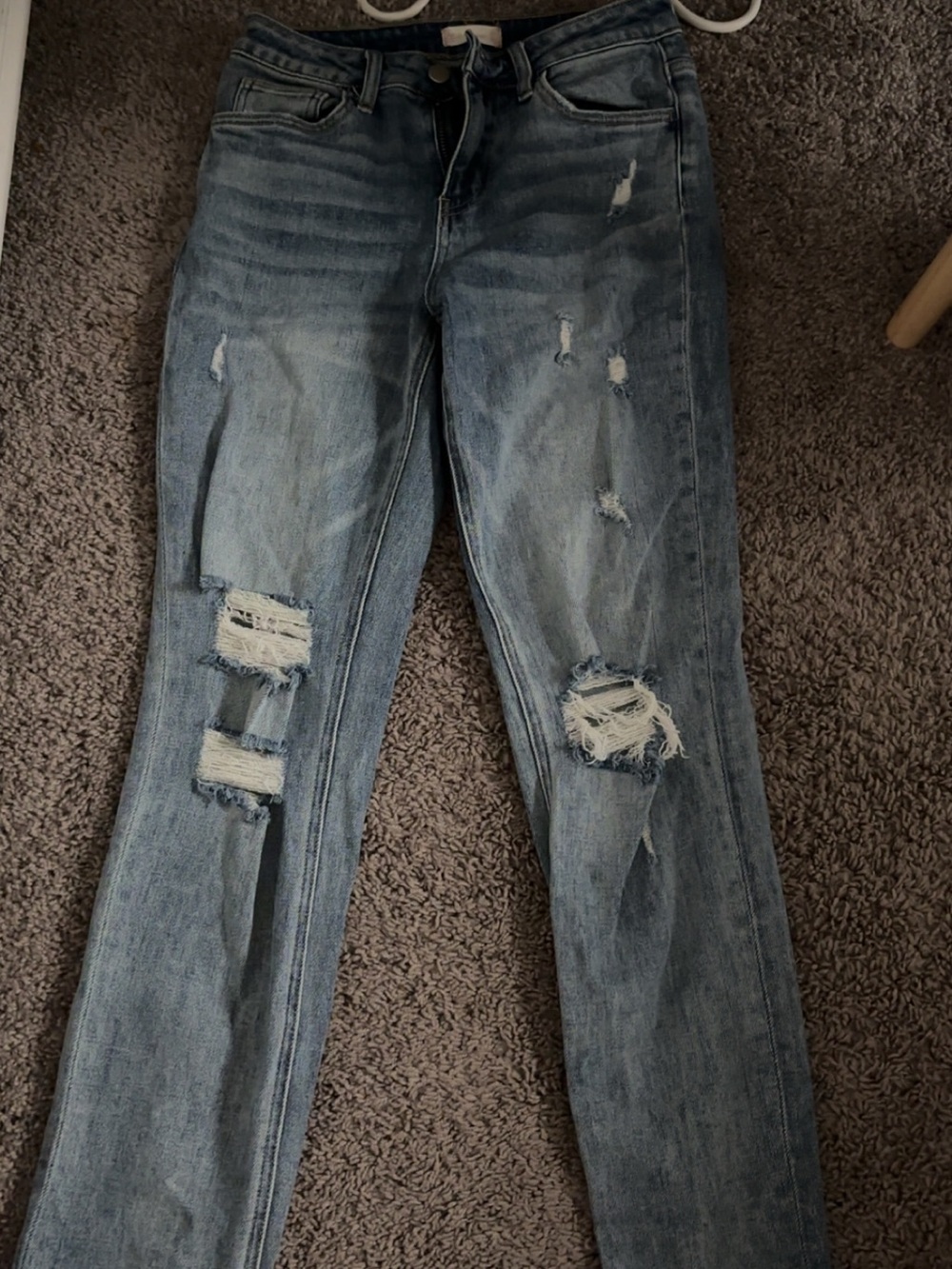 Altar'd State Light Blue Ripped Skinny Jeans